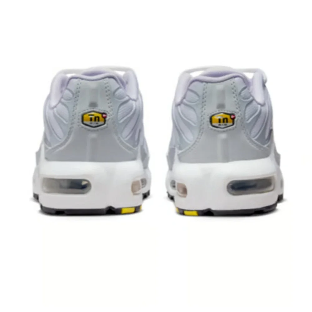Nike Air Max Plus CD0609-108 GS Youth Pure Platinum Running Sneaker Shoes NR6055 - Picture 4 of 9